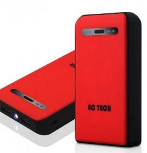 Portable battery - red