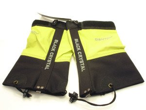 Green pair of snow gaiters